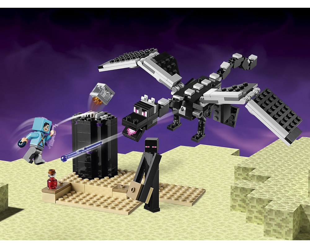 LEGO Set 21151-1 The End Battle (2019 Minecraft) | Rebrickable 