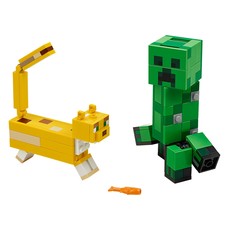 BigFig Creeper and Ocelot (set 21156-1)