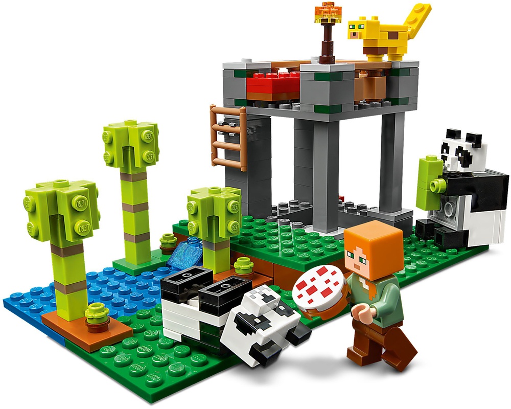 Lego Set 21158 1 The Panda Nursery 2020 Minecraft Rebrickable