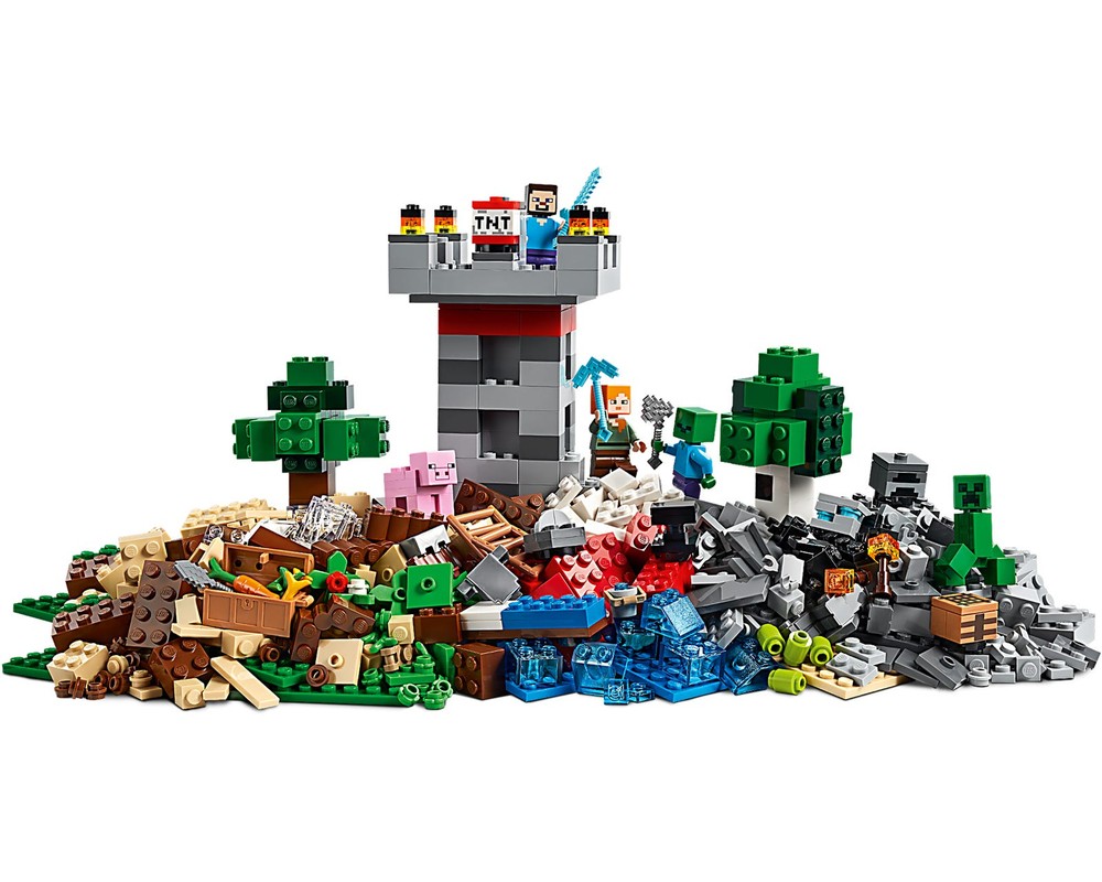 Lego minecraft crafting online box instructions