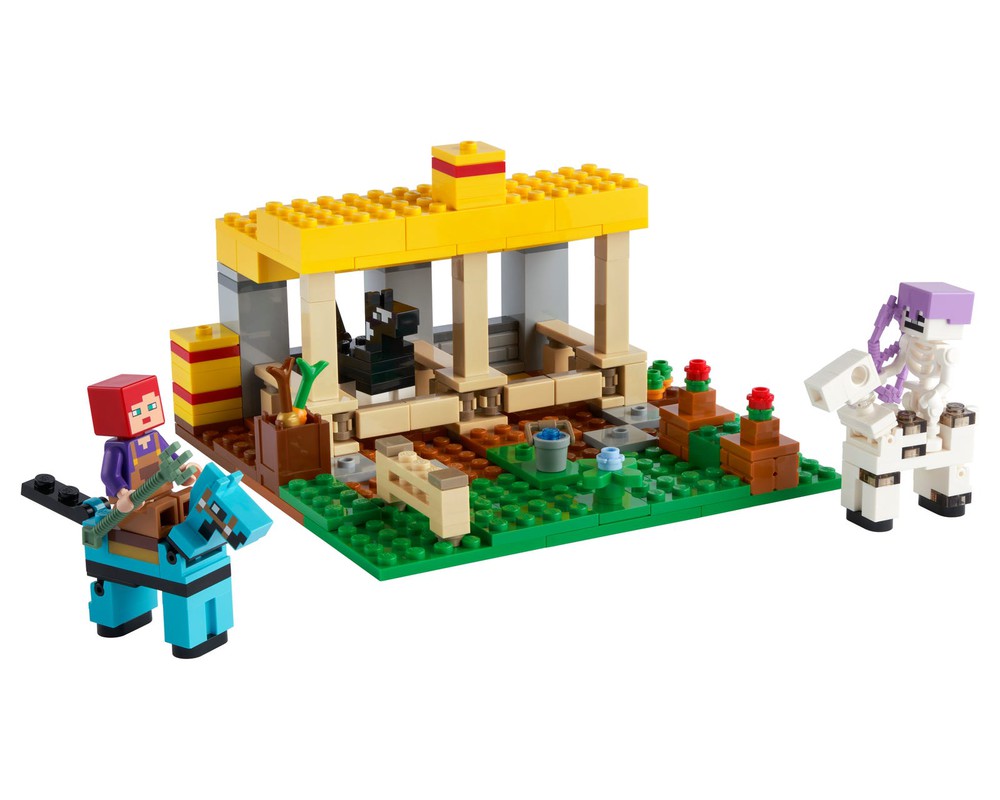 LEGO Set 21171 1 The Horse Stable 2021 Minecraft Rebrickable