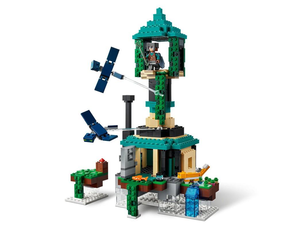 Lego Set 1 The Sky Tower 21 Minecraft Rebrickable Build With Lego