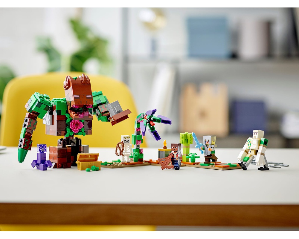 LEGO Set 21176-1 The Jungle Abomination (2021 Minecraft) | Rebrickable ...
