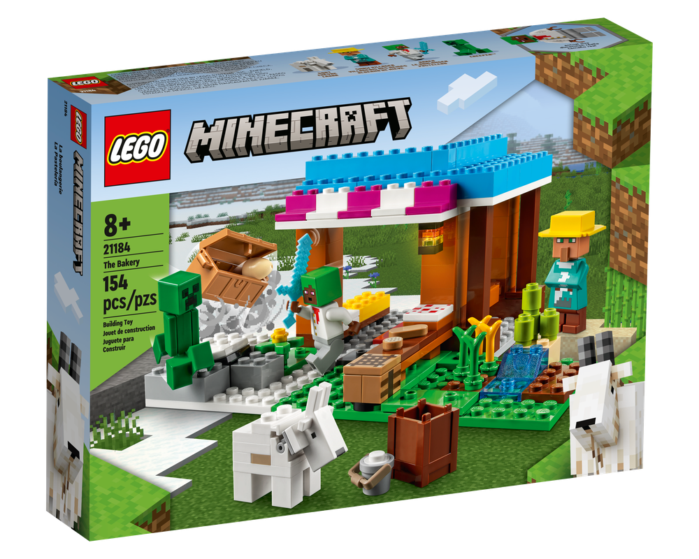 LEGO Set 21184-1 The Bakery (2022 Minecraft) | Rebrickable - Build with ...