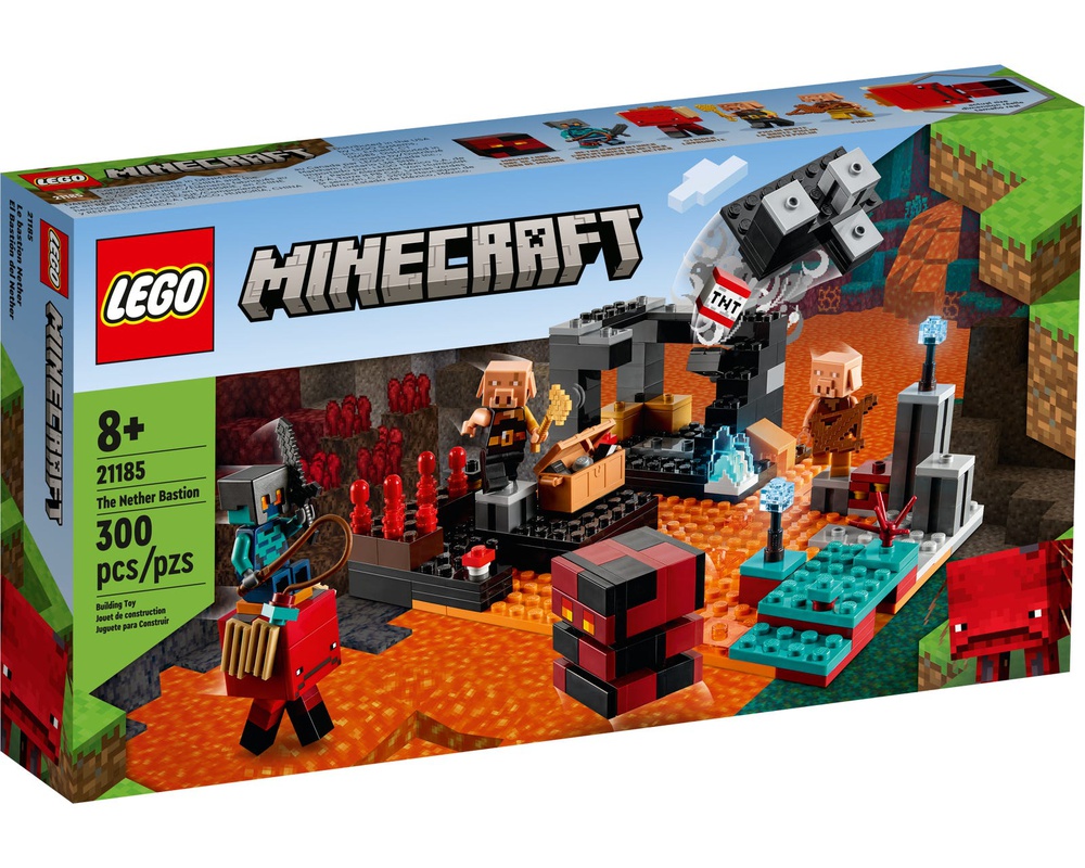 LEGO Set 21185-1 The Nether Bastion (2022 Minecraft) | Rebrickable ...