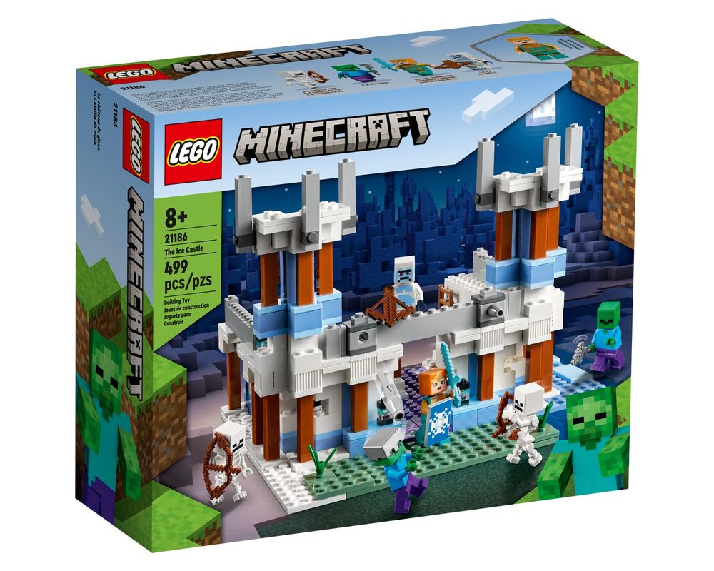 LEGO Set 21186-1 The Ice Castle (2022 Minecraft) | Rebrickable 