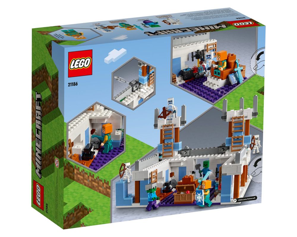 LEGO Set 21186-1 The Ice Castle (2022 Minecraft) | Rebrickable 