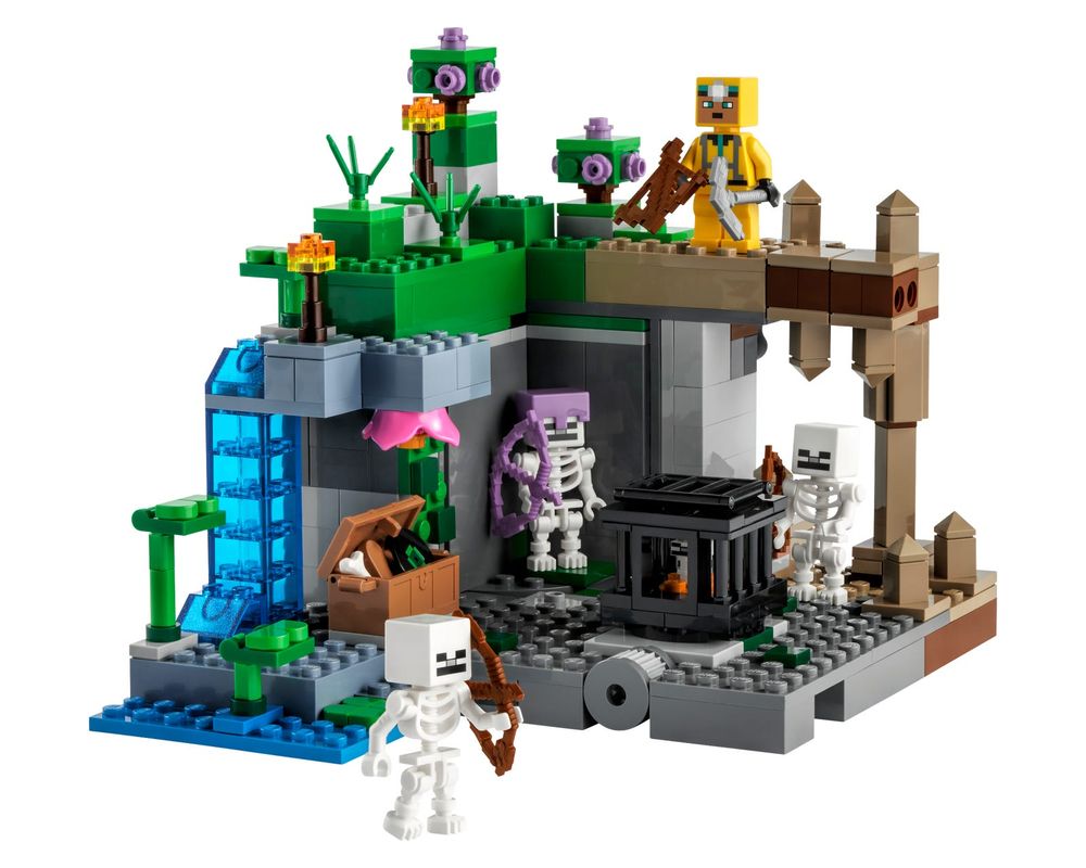 LEGO Set 21189-1 The Skeleton Dungeon (2022 Minecraft 