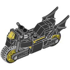 Batcycle (set 212404-1)