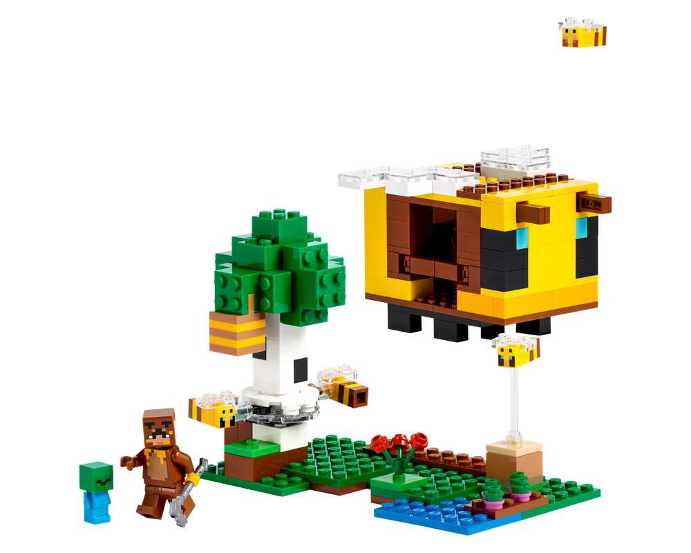 LEGO Set 21241 1 The Bee Cottage 2023 Minecraft Rebrickable