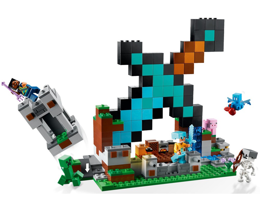 LEGO Set 21244-1 The Sword Outpost (2023 Minecraft) | Rebrickable 