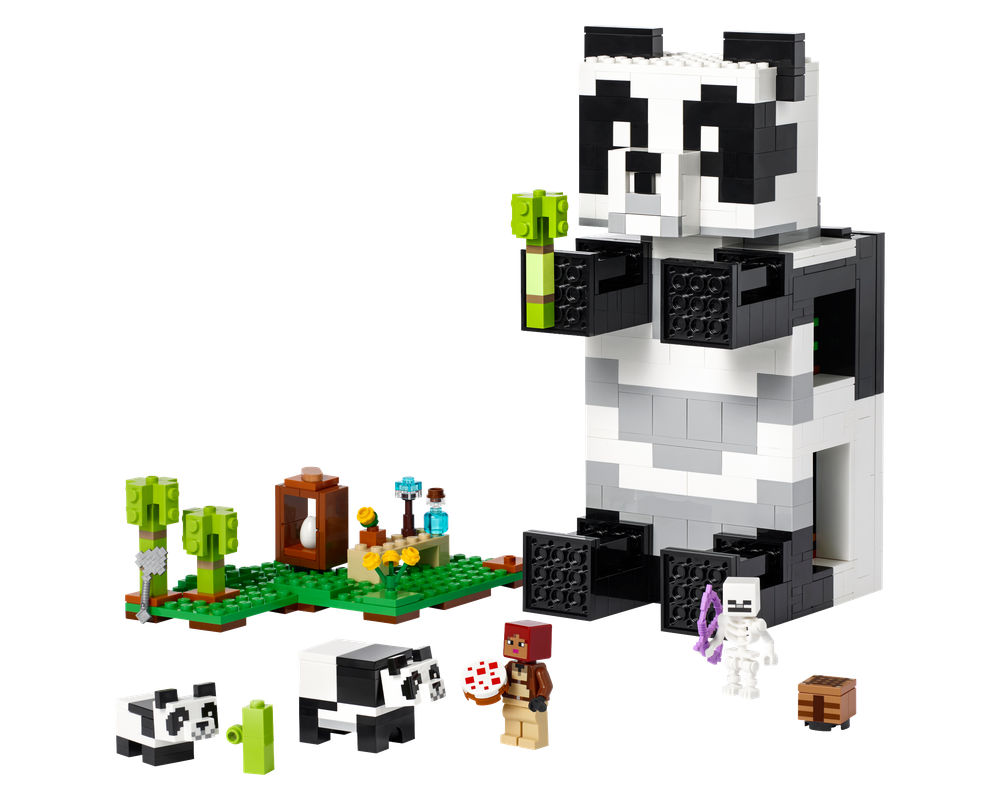 LEGO Set 21245-1 The Panda Haven (2023 Minecraft) | Rebrickable