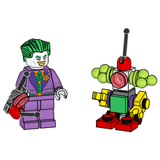 The Joker and Robot (set 212505-1)