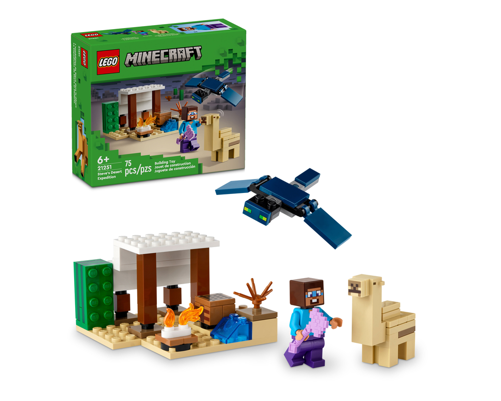 LEGO Set 21251-1 Steve's Desert Expedition (2024 Minecraft