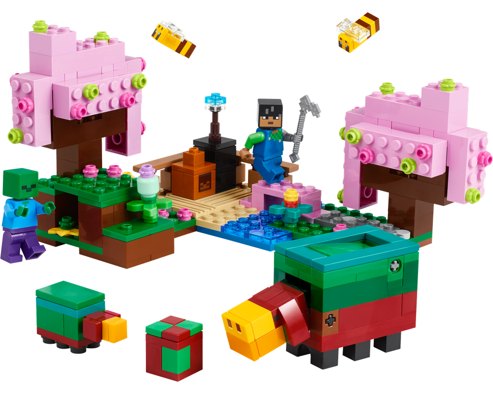 LEGO Set 21260-1 The Cherry Blossom Garden (2024 Minecraft
