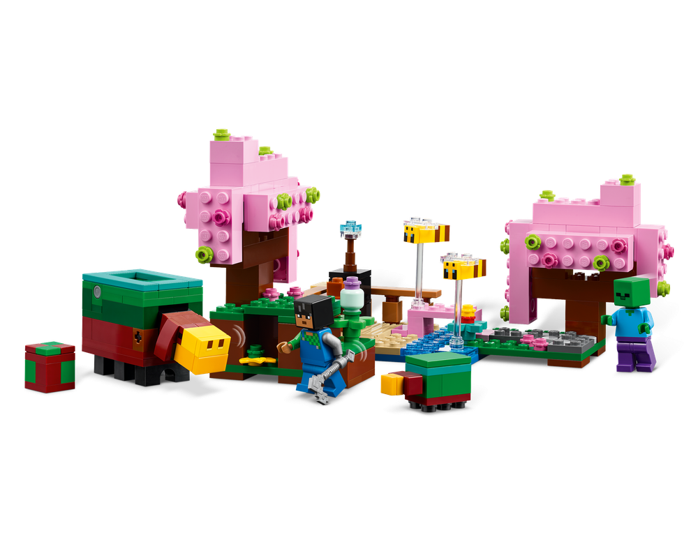 LEGO Set 21260-1 The Cherry Blossom Garden (2024 Minecraft ...