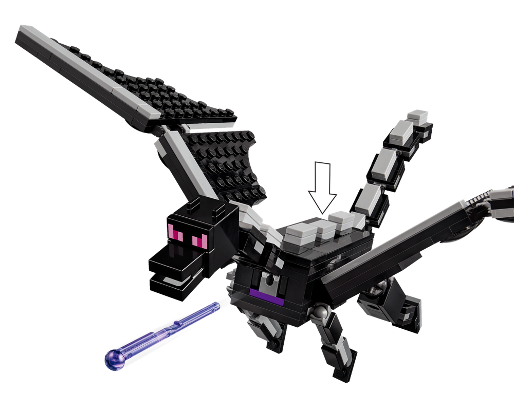 LEGO Set 21264-1 The Ender Dragon and End Ship (2024 Minecraft ...