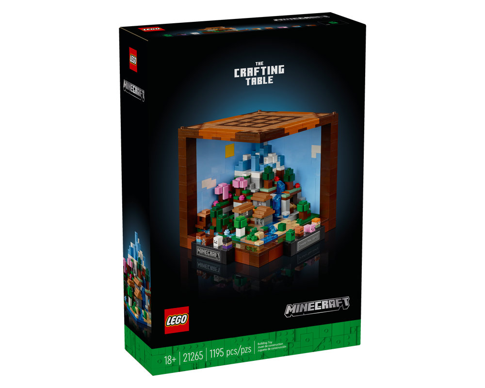 LEGO Set 21265-1 The Crafting Table (2024 Minecraft) | Rebrickable ...