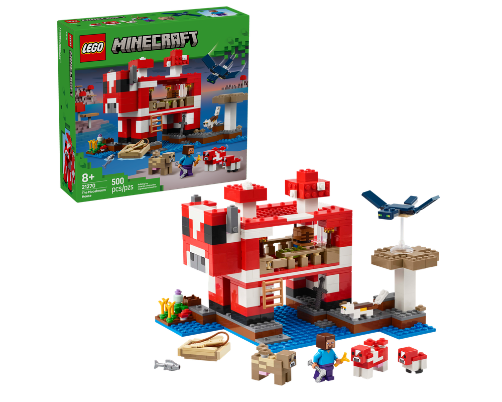 61ページ LEGO Set 21270-1 The Mooshroom House (2025 Minecraft