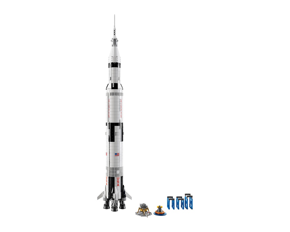 LEGO 21309-1 NASA Apollo Saturn (2017 LEGO Ideas and CUUSOO) Rebrickable - Build with LEGO
