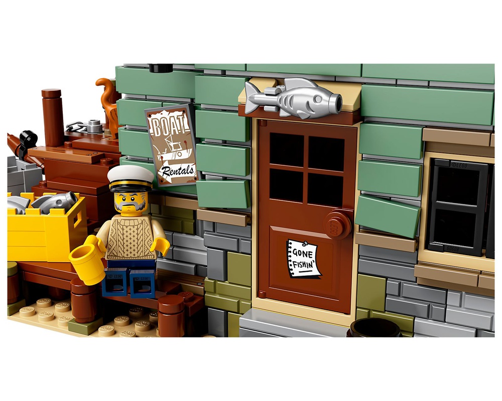 LEGO OLD FISHING Store (21310) New. Signed by Robert Bontenbal +