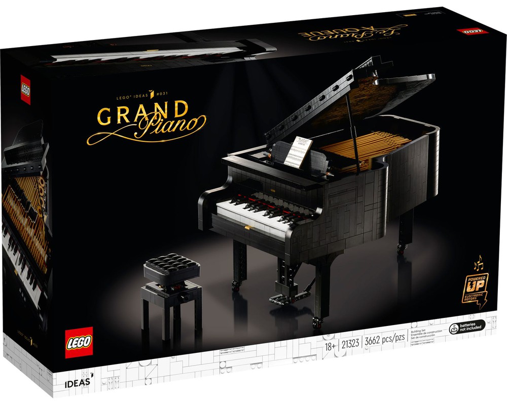 LEGO Grand Piano Custom MOC PDF Instructions Only - No Bricks