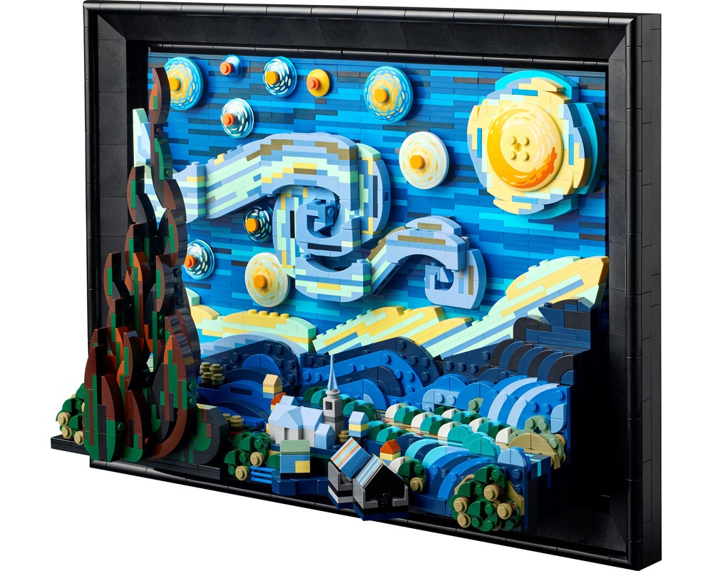 LEGO MOC Vincent Van Gogh - The Starry Night by BrickMeisterZ