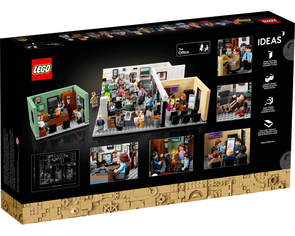 LEGO Set 21336-1 The Office (2022 LEGO Ideas and CUUSOO) | Rebrickable ...