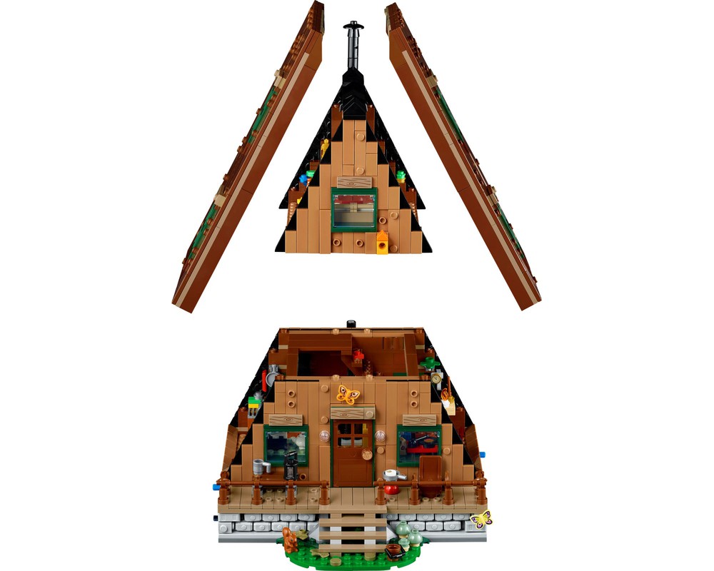 Plexiglas® display case for LEGO® A-Frame Cabin (21338)