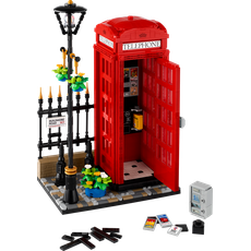 Red London Telephone Box (set 21347-1)