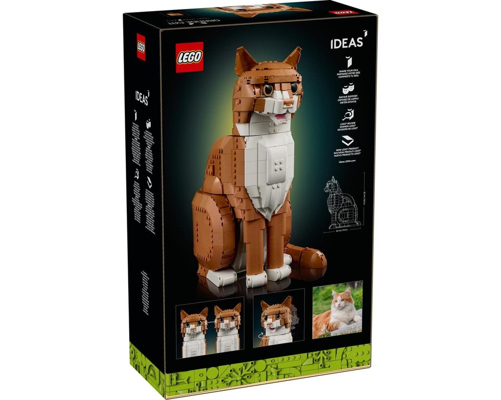 LEGO Set 21376-1 Orange Cat (2026 LEGO Ideas and CUUSOO