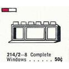 1 x 6 x 2 Triple-Pane Window in Frame (set 214.2-1)