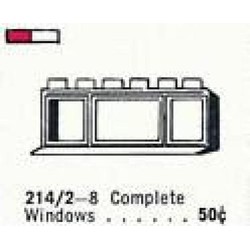 1 x 6 x 2 Triple-Pane Window in Frame