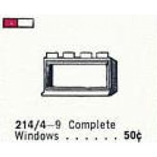 1 x 4 x 2 Window in Frame (set 214.4-1)