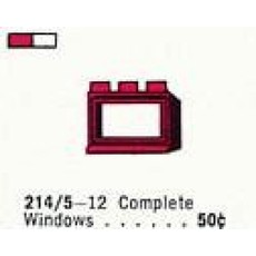 1 x 3 x 2 Window in Frame (set 214.5-1)