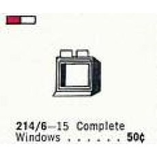1 x 2 x 2 Window in Frame (set 214.6-1)