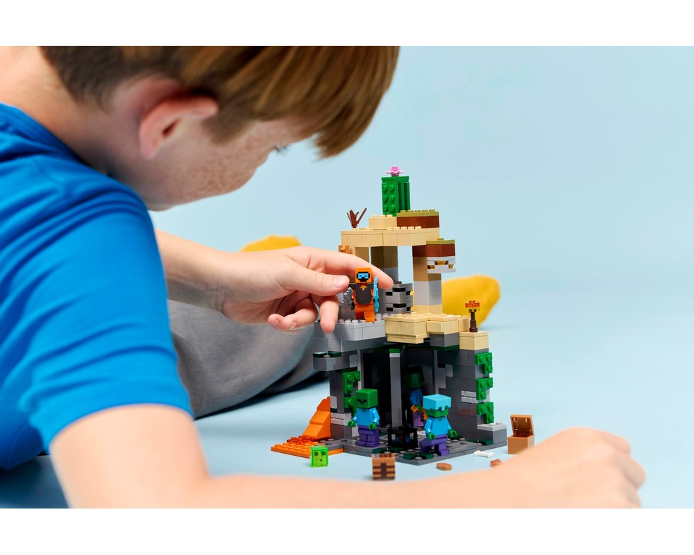 LEGO Set 215871 Zombie Dungeon (2026 Minecraft) Rebrickable Build