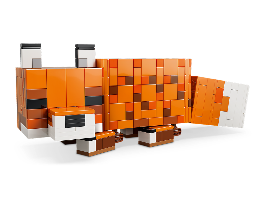 LEGO Set 215881 The Fox (2026 Minecraft) Rebrickable Build with