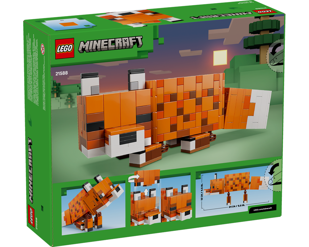 LEGO Set 21588-1 The Fox (2026 Minecraft) | Rebrickable - Build