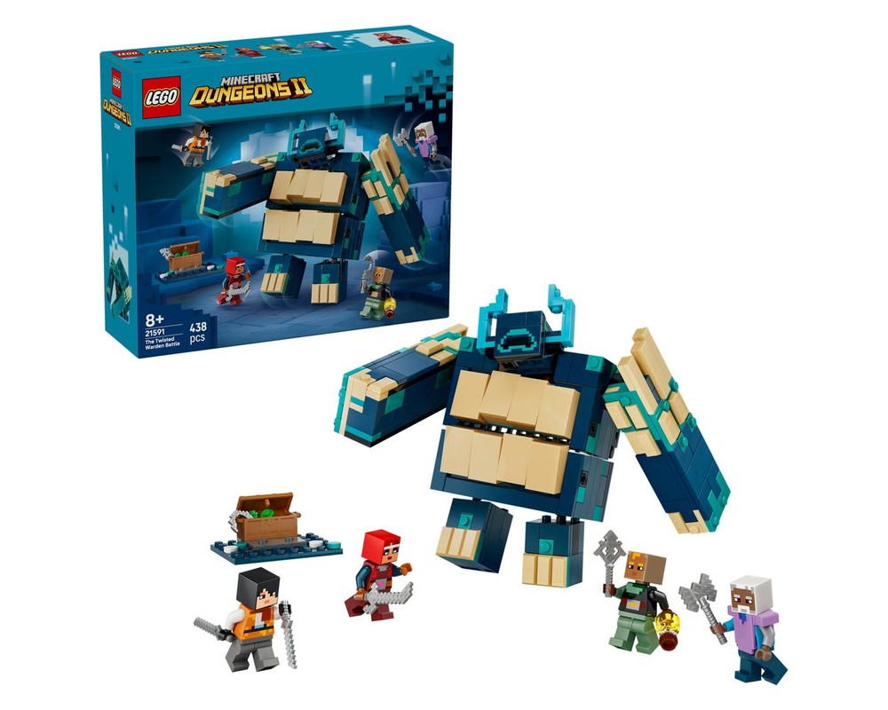LEGO Set 21591-1 The Twisted Warden Battle (2026 Minecraft ...
