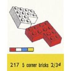 4 x 4 Corner Bricks (set 217-2)