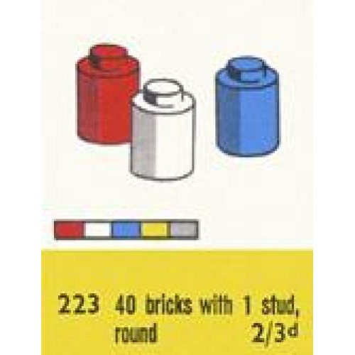 1 x 1 Round Bricks
