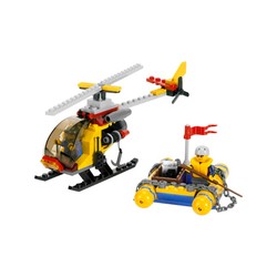 Helicopter and Raft