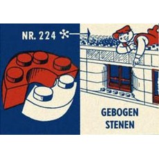 2 x 2 & 2 x 4 Curved Bricks (set 224-1)