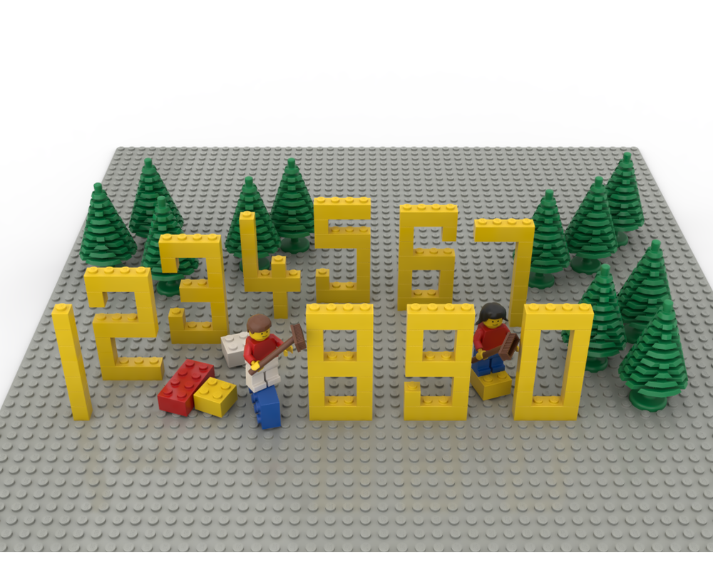 LEGO Set 226-2-c354 Numbers (1981 Books > Ideas Books) | Rebrickable ...