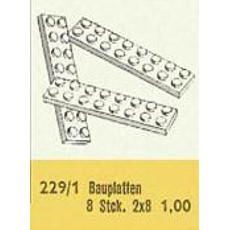 2 x 8 Plates (set 229.1-1)