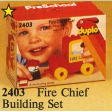 Fire Chief Building Set (set 2403-1)