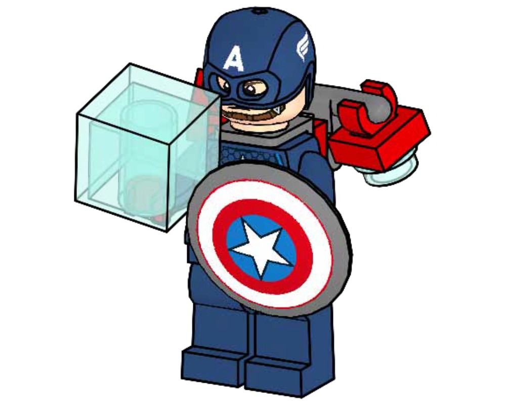 LEGO Set 242212-1 Captain America (2022 Super Heroes Marvel