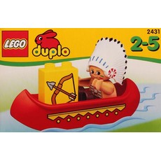 Big Chief's Canoe (set 2431-1)