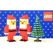 Two Santas and Tree